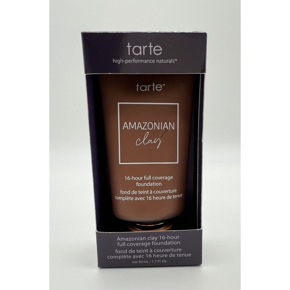 TARTE AMAZONIAN Clay 16 Hour Full Coverage Foundation 57H Rich Honey 1.7 oz